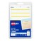 Avery File Folder Labels on 4" x 6" Sheets, Easy Peel, White/Yellow, Print or Write, 2/3" x 3-7/16", 252 Labels ,5209