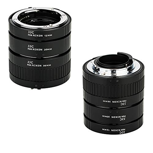 jjc Jjc F Mount Auto Focus Macro Extension Tube Set For Nikon F Camera Lens