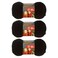 Bernat Softee Chunky 3-Pack Yarn, 2.8oz, Super Bulky 6 Gauge -Black - Machine WashDry