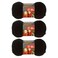 Bernat Softee Chunky 3-Pack Yarn, 2.8oz, Super Bulky 6 Gauge -Black - Machine WashDry