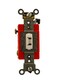 Leviton 20-Amp, 120/277-Volt, Toggle Locking Single-Pole AC Quiet Switch, Extra Heavy Duty Spec Grade, 1221-2WL, White