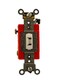 Leviton 20-Amp, 120/277-Volt, Toggle Locking Single-Pole AC Quiet Switch, Extra Heavy Duty Spec Grade, 1221-2WL, White