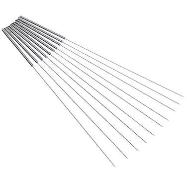 HESTYA 3D Printer Nozzle Cleaning Kit 0.4mm Stainless Steel Nozzle Cleaning Tool Kit 3D Printer Cleaning Needles, Drill Bits for 3D Printer Accessory, 10 Pack
