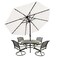 MASTERCANOPY 9ft Patio Umbrella with Solar Lights, Light Beige