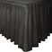 Unique Industries Black Solid Plastic Table Skirt, 14-Foot Length