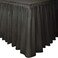 Unique Industries Black Solid Plastic Table Skirt, 14-Foot Length