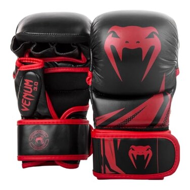 Venum Challenger 3.0 Sparring Gloves - Black/Red - S