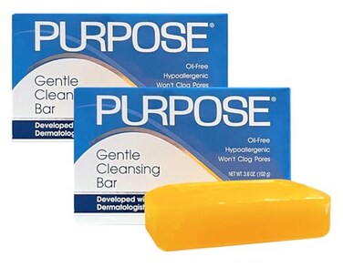 PURPOSE Gentle Cleansing Bar, 3.6 oz, 2-Pack