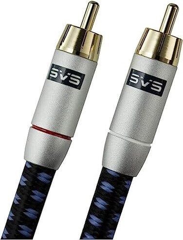 SVS SoundPath RCA Audio Interconnect Subwoofer Cable - Each ,8 Meter