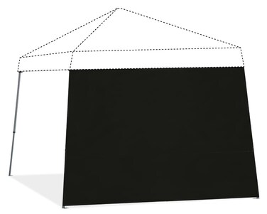 ABCCANOPY Canopy Side Wall for 10'x 10' Slant Leg Canopy Tent, 1 Pack Sidewall Only, Black