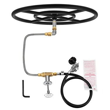 Stanbroil LP Propane Gas Fire Pit Burner Ring Installation Kit