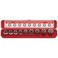 Genius Tools 9PC 1/2" Dr. Star Hand Socket Set - TX-409