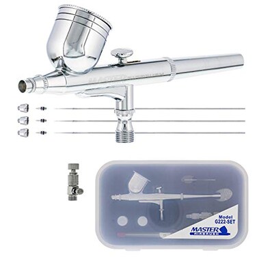 Master Airbrush G222 Multi-Purpose Dual-Action Gravity Feed Airbrush
