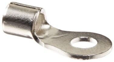 NSI HTR12-8 High Temperature Ring Terminal, 12-10 Wire Size, 8" Stud Size, 0.385" Width, 0.785" Length