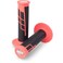 Pro Taper Clamp On Grips - 1/2 Waffle ,NEON RED/Black