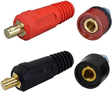 RIVERWELD TIG Welding Cable Panel Connector DKJ35-50 DKZ35-50 315A 4pcs