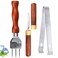 SuproBarware Ice Pick Stainless Steel Ice Crusher with Wooden Handle Ice Chipper Ideal for Breaking Ice Kitchen Tool 3 Pack