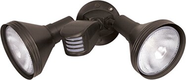 Nuvo SF76/531, Motion Sensor Security Flood Light, Bronze, Outdoor Lighting