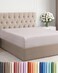 CGK Unlimited King Fitted Sheet - Single Fitted Sheet Only - Deep Pockets - Light Grey
