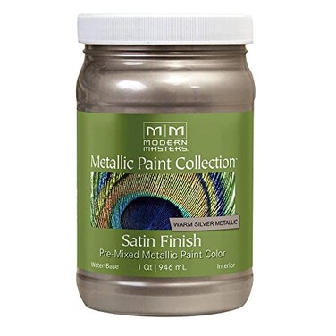 Modern Masters Satin Warm Silver Metallic Paint