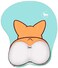 123Arts 3D Corgi Butt Shape Silicone Mouse Pad Mouse Mat