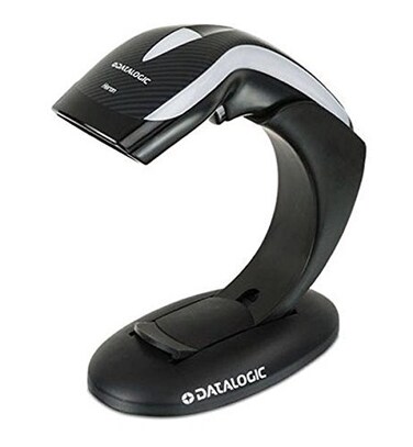 Datalogic Scanning HD3130-BK Heron HD3130 Linear Imager Bar Code Reader, 1D Scanner with Stand, Black