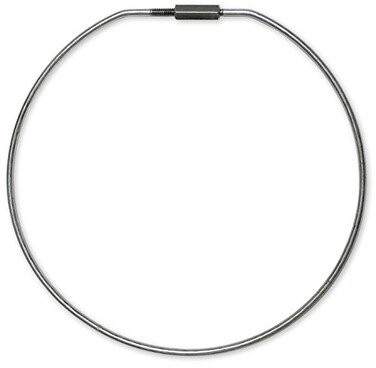 Lucky Line Jumbo 11 Inch Diameter Threaded Locking Key Ring, 1 Per Pack ,79111