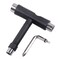 JDYYICZ Black Skateboard Tools T-Tool All-IN-ONE