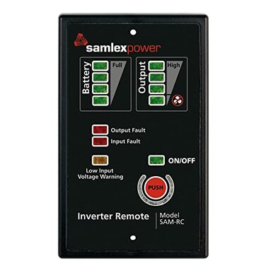 Samlex America Solar SAM-RC SAM Series Optional Remote Control, Black