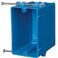 ThomasBetts Carlon Single Gang Outlet Box 22 Cu in, Blue