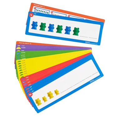 Excellerations Counting Bear Pattern Cards - Set of 25 ,ItemBEARPAT