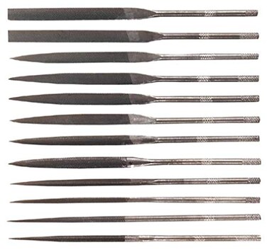 General Tools S475 Swiss Pattern Needle Files, Set of 12