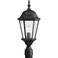 Progress Lighting Welbourne Outdoor Post Lantern Light, Black