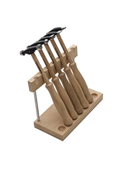 EUROTOOL Wubbers Artisan's Mark 5 Pc Hammer Set W/StandHAM-6200