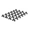 Olsa Tools Black Spring-Loaded Socket Clips 3/8-Inch, 24-Pack, Part 1136