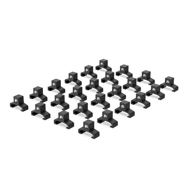 Olsa Tools Black Spring-Loaded Socket Clips 3/8-Inch, 24-Pack, Part 1136
