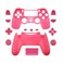 WPS Matte Controller Case Collection Full Housing ShellFull buttons for PS4 Playstation Slim Pro , JDM-040controller ,Pink