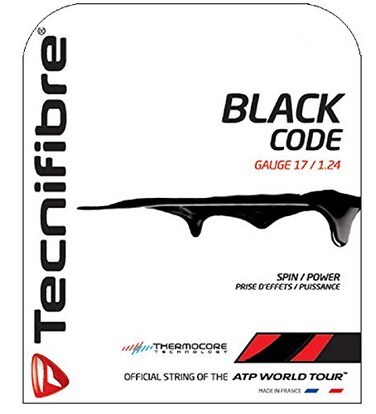 Tecnifibre Black Code Tennis String Set ,17