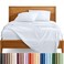 Bare Home Split Queen Sheet Set - 1800 Ultra-Soft ,Split Queen, White