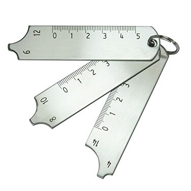 RIVERWELD Three Piece Key Set Measuring Fillet Gages