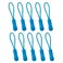 YZSFIRM Luggage Zipper Pull Replacement for Backpack: 10 Pcs Blue Zipper Tab