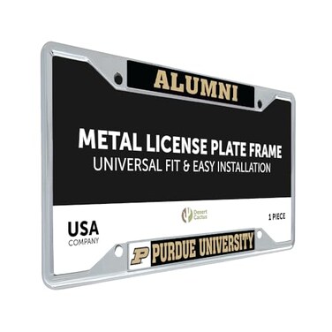 Desert Cactus Purdue University Boilermakers License Plate Frame ,Alumni