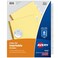 Avery Big Tab Insertable Dividers, 8-Tab, Clear, 1 Set