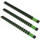 Olsa Tools 3pc Drive Socket Holder Rail, Green Aluminum, 58 Clips