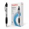 Staples Retractable Ballpoint Pens, Fine Point, Black Ink, 12-Pack