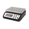 SAN JAMAR Digital Kitchen Scale 33 lb Capacity Square&ldquo; Portion Control Scale with Stainless Steel Platform&ldquo; Backlit Display, Tare Function for Food Prep and Weighing