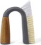 Full Circle Grunge Buster, GroutTile Scrub Brush, ToughDurable, Grey