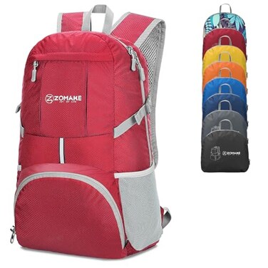 ZOMAKE Lightweight Packable Backpack 35L, Water Resistant Foldable Day Pack