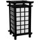 Red Lantern 17" Ido Lamp, Black