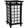 Red Lantern 17" Ido Lamp, Black